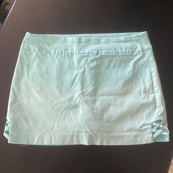 DFA New York Petite  Soft Aqua Green Skort size 14P - Picture 1 of 6